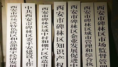 政府實(shí)木牌匾//單位門牌/醫(yī)院公司木牌